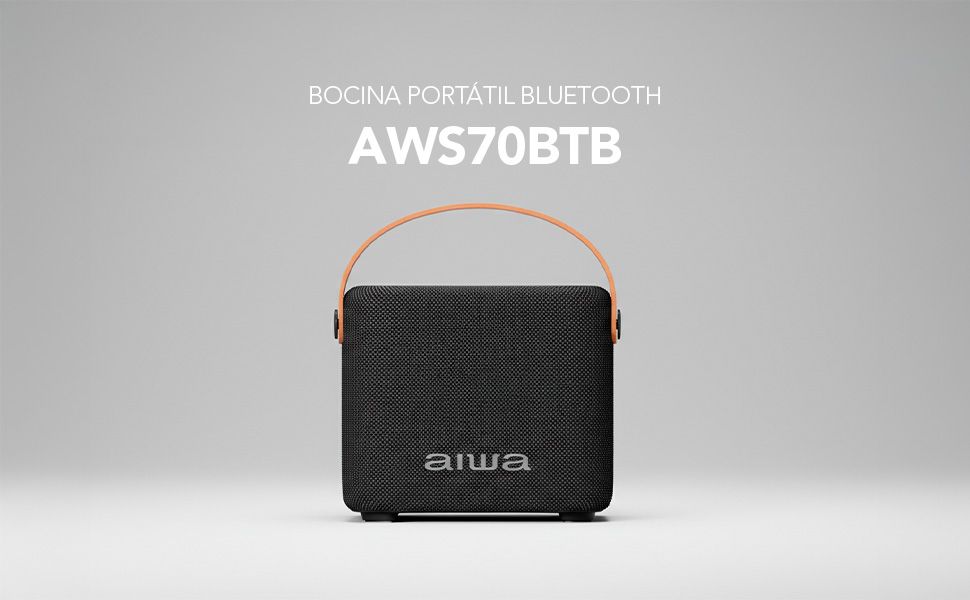 AWSS70BTC NEGRO - PARLANTE BLUETOOTH PORTATIL CON PROYECTOR LUCES RGB - 7 WATTS