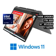 LENOVO - Laptop Yoga 7 2-en-1 16IML9 - Core Ultra 7 155U RAM 16GB Disco 1TB SSD 16" WUXGA Táctil W11