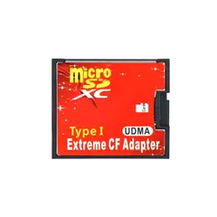 UNIVERSAL - Adaptador de memorias Micro SD a CF Compact Flash
