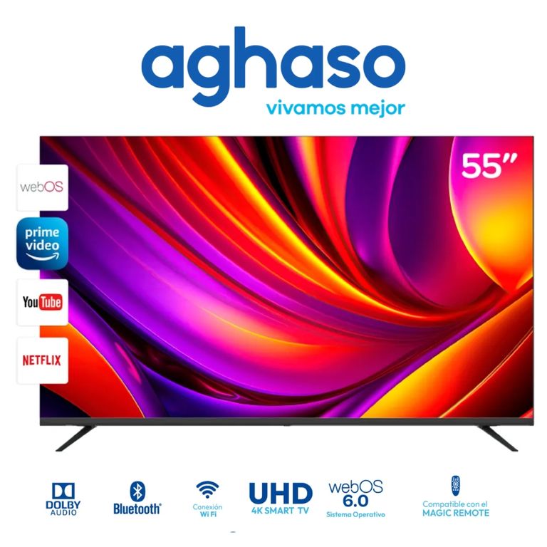 TELEVISOR 55 4K UHD MOD ATVo-W5524+ REGALO