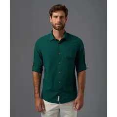 MBO - Camisa Manga Larga 100% Algodón Classic Fit Hombre