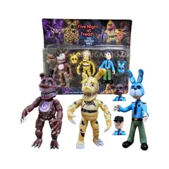 GENERICO - Five Nights at Freddys The Twisted Ones Set 3 Muñecos con sus Mascaras
