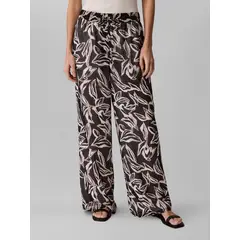 CALVIN KLEIN - PANTALON PRINTED PULL ON WIDE LEG PANT CK