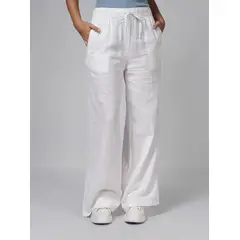 CALVIN KLEIN - PANTALON LINEN PULL ON CK