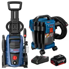 Bosch - COMBO Hidrolavadora Alta Presión 2000PSI GHP200 ASPIRADORA INALAMBRICA