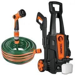 Truper - Hidrolavadora 1800PSI alta presion manguera 25m ERGO PRO