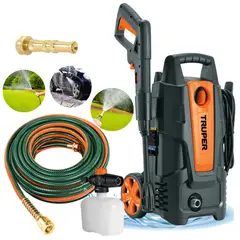 Truper - Hidrolavadora 1500 PSI + manguera 15m conectores metálicos