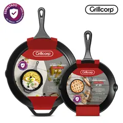 GRILLCORP - Sartenes HF Esmaltado N°20 + N°30