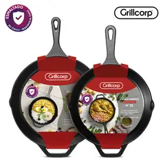 GRILLCORP - Sartenes HF Esmaltado N°25 + N°30