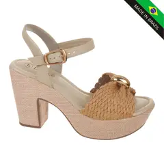 BEBECE - SANDALIA PLATAFORMA T5118-187-3 BEIGE