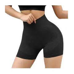 GENERICO - Short Faja Deportivo Gym Push Up Levanta Pompi Color Negro