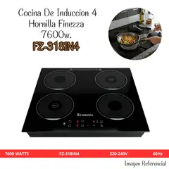 FINEZZA - Cocina De Induccion 4 Hornilla - FZ-318IN4