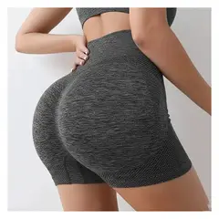 GENERICO - Short Faja Deportivo Gym Push Up Levanta Pompi Color Gris