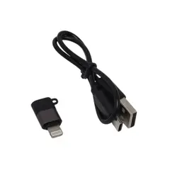 GENERICO - Microfono Solapero Doble con Entrada Tipo C y Adaptador a Lightning K11 PP12302