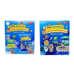 GENERICO - Libro Educativo Musical Español-Ingles Conociendo Nuevas Palabras