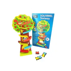 GENERICO - Juego Didáctico Árbol  Pista de Carritos con Niveles Zig Zag