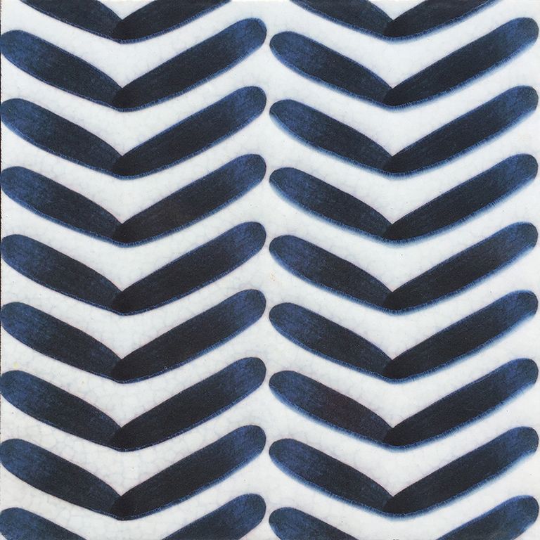 PACK DE 12 AZULEJOS STROKE BLUE 14.5X14.5CM C/U