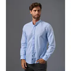 MBO - Camisa Manga Larga 100% Algodón Classic Fit Hombre