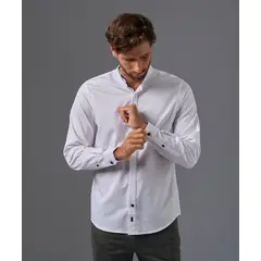 MBO - Camisa Manga Larga 100% Algodón Classic Fit Hombre