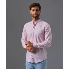 MBO - Camisa Manga Larga 100% Algodón Slim Fit Hombre