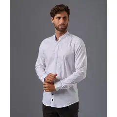 Mbo - Camisa Manga Larga 100% Algodón Slim Fit Hombre