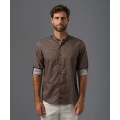 MBO - Camisa Manga Larga 100% Algodón Classic Fit Hombre