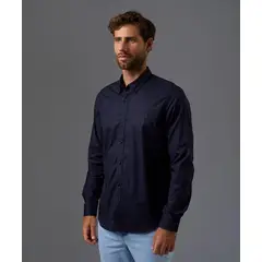 MBO - Camisa Manga Larga 100% Algodón Classic Fit Hombre