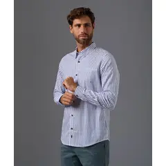 MBO - Camisa Manga Larga 100% Algodón Classic Fit Hombre