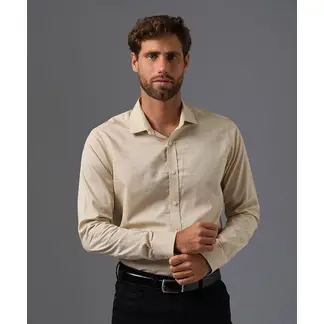 MBO - Camisa de Vestir 100% Algodón Hombre