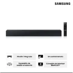 SAMSUNG - Soundbar 2.0 CH HW-B400 Negro