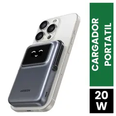 UGREEN - Power Bank Magnético Capacidad 10000mAh Carga Rápida 20W Para iPhone 17 16 15 14