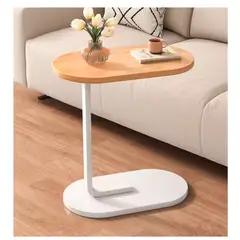 OEM - Mesa Auxiliar Tipo C para Sofá y Cama Mesa Lateral Moderna para Laptop, Café y Sala