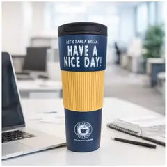 INSPIRA MARKET - Taza vaso alto de cafe portátil