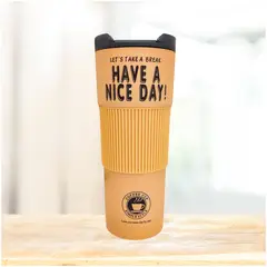 INSPIRA MARKET - Taza vaso alto de cafe portátil