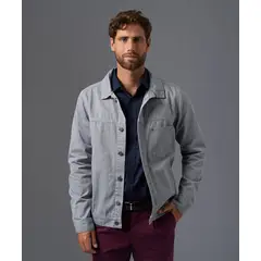 Mbo - Casaca Jean Sobreteñido Pechera Ojal Hombre