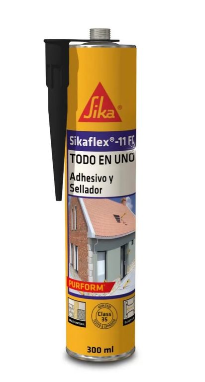 SELLADOR + ADHESIVO SIKAFLEX-11F PURFORM NEGRO 300 ML