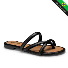 MISSISSIPI - SANDALIA FLAT MF650-MF651-0001 NEGRO