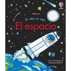 GENERICO - Libro A ver, q ver el espacio libro con solapas, USBORNE