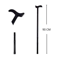GENERICO - Bastón de madera Grueso 90CM