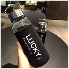 INSPIRA MARKET - Botella Tomatodo Deportiva de Vidrio 1500 ml