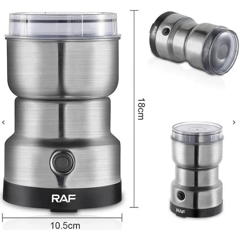 MOLEDOR DE CAFÉ ELECTRICO 300W CAPACIDAD 350ML CUCHILLA DE ACERO INOXIDABLE