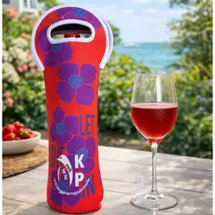 KING PENGUIN - Wine Bag Ooh La La Porta Botella Neopreno Aislante