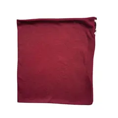 RED CARROT - Cuello de algodon rib guinda