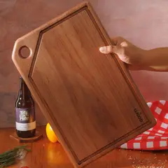 GENERICO - TABLA DE MADERA PARA PARRILLA 40CM