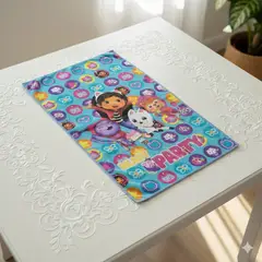 GENERICO - Set de Toallas Escolar x2 Chica con Mascotas 48x32cm