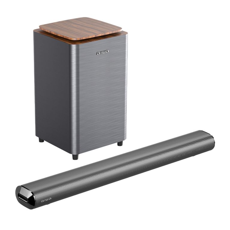 SOUNDBAR AWSBH23WW 160 WATTS RMS CON SUBWOOFER INALAMBRICO - FINO ACABADO