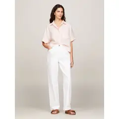 TOMMY HILFIGER - BLUSA LINEN SS SHIRT TH