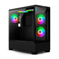 CYBERTEL - Case Gamer HUNTER BLACK CBX6000 ARGB 5FAN