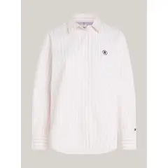 TOMMY HILFIGER - BLUSA SMD STRIPE EASY FIT LS SHIRT TH