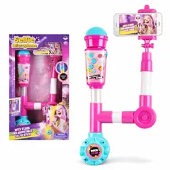 GENERICO - Micrófono Selfie Musical Para Niñas Juguete Karaoke Creativo Moderno Interactivo Soporte Celular